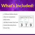 Multi-Digit Addition without Regrouping Word Problem Task Cards - Grades 2 and 3