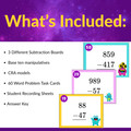 Multi-Digit Subtraction Task Cards - 2nd and 3rd Grade - CRA Friendly