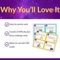 Subtraction Word Problem Task Cards No Regrouping CRA-Friendly 2nd 3rd Grade