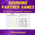 Rounding Partner Activities & Games for 2nd - 3rd Grade | Round to 10, 100, 1000