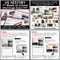 1st Day of School Activities US History Back to School Class Introduction 8th