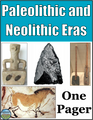 Paleolithic and Neolithic One Pager Activity