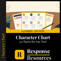 Character Chart | 14 Character Analysis Graphic Organizers Any Text