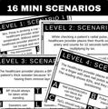 Vital Signs Clinical Skills Challenge | Health Science Task Cards | Scenarios
