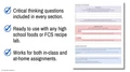 Foods Lab Plan / Reflection & Make-Up Lab Assignment BUNDLE | High School FCS