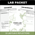 Foods Lab Plan / Reflection & Make-Up Lab Assignment BUNDLE | High School FCS