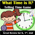 Telling Time Game | Analog Clock Review