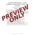 Chemistry Bell Ringers Unit 4 - 45 Daily Warm-Ups (Grades 9-12)