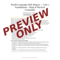 World Geography Bell Ringers Unit 1 - 45 Daily Warm-Ups (Grades 6-12)