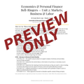 Economics & Personal Finance Bell Ringers Unit 2 - 45 Warm-Ups (Grades 9-12)