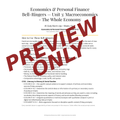 Economics & Personal Finance Bell Ringers Unit 3 - 45 Warm-Ups (Grades 9-12)