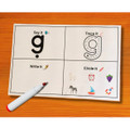 Alphabet Activity Boards | Letter Name & Sound Picture Matching Cards | Tracing