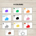 Color Playdough Mats | Color Recognition & Fine Motor Skills