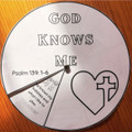 FREE Psalm 139:1–6 Bible Craft Activity | God Knows Me Coloring Wheel