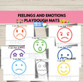 Feelings and Emotions Playdough Mats | SEL & Emotional Learning Activity