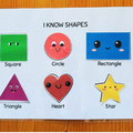 I Know My Shapes | 2D Shape Matching Activity Mat| Shape Recognition