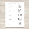 Beginning Sounds Matching Worksheets | Letter Sounds Phonics Activities | Preschool & Kindergarten