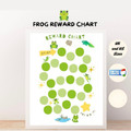 Frog Sticker Reward Chart | Potty Training Incentive & Positive Reinforcement