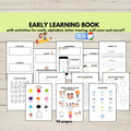 FREE Early Learning Activity Book | Preschool, Pre-K & Kindergarten Printable