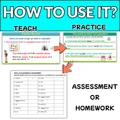 EFL / ESL Countable and Uncountable Nouns - Editable Lesson Slides & Worksheets