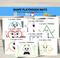 2D Shape Playdough Mats | Shape Recognition & Fine Motor Maths Activity