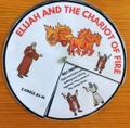 Elijah & Elisha Coloring Wheel Bible Craft | The Chariot of Fire Story Activity