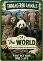 Endangered Animals of the World Flashcards 20 Printable Animal Flash Cards