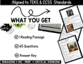 Halloween Reading Comprehension Passage & Questions | October Activity | Middle School | DOK 1-4