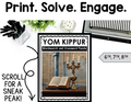 Yom Kippur Word Search & Crossword Puzzles | October Activity | Middle School | No Prep