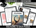 Yom Kippur Word Search & Crossword Puzzles | October Activity | Middle School | No Prep