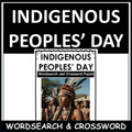 Indigenous Peoples' Day Word Search & Crossword Puzzles | October Activity | Middle School | No Prep