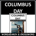 Columbus Day Word Search & Crossword Puzzles | October Activity | Middle School | No Prep