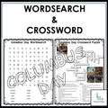 Columbus Day Word Search & Crossword Puzzles | October Activity | Middle School | No Prep