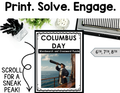 Columbus Day Word Search & Crossword Puzzles | October Activity | Middle School | No Prep