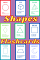 2D & 3D Shapes Flashcards | Geometry Printable Cards | Math Flashcards for Kids