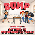 Patterns in Multiplication Tables BUMP Math Game - No Prep Grade 5 Review