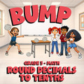 Round Decimals to Tenths BUMP Math Game - No Prep Grade 5 Review Activity