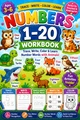 Numbers 1–20 Workbook | Trace, Write, Color & Number Words with Animals