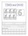 Numbers 1–20 Workbook | Trace, Write, Color & Number Words with Animals