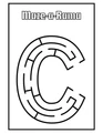 Alphabet Letter Mazes A–Z | Uppercase & Lowercase Letter Recognition Worksheets