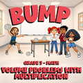 Volume Problems with Multiplication BUMP Math Game - No Prep Grade 5 Review