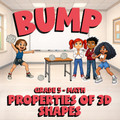 Properties of 3D Shapes BUMP Math Game - No Prep Grade 5 Review Activity