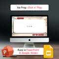 Algebra & Equations BUMP Math Game - No Prep Grade 5 Review Activity