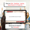 Decimals Real World Problems BUMP Math Game - No Prep Grade 5 Review Activity