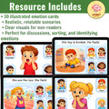 Feelings Identification Boom Cards | SEL Activities | Autism little learners & K