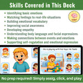 Feelings Identification Boom Cards | SEL Activities | Autism little learners & K