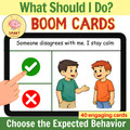 Expected vs Unexpected Behavior | SEL Boom Cards Special Education & K