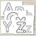 Alphabet Letter Tracing Mats | ABC Uppercase & Lowercase Handwriting Practice