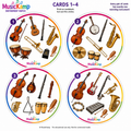 10624 : Instrument Match Game | 57-Card Music Spot-It Style Matching Game | PK-6