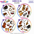 10624 : Instrument Match Game | 57-Card Music Spot-It Style Matching Game | PK-6